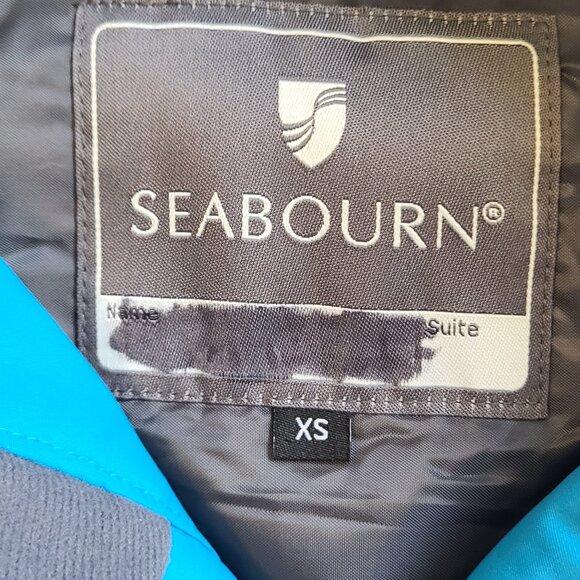 SEABOURN SHIP TO SHORE ULTIMATE ALASKA LOGO WATERPROOF HOODED JACKET sz XS - Picture 8 of 8